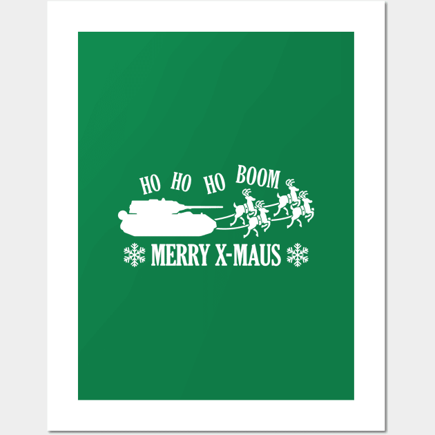 Merry X-Maus - Merry Christmas Wall Art by overweared